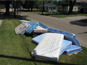 Mattress disposal and recycling